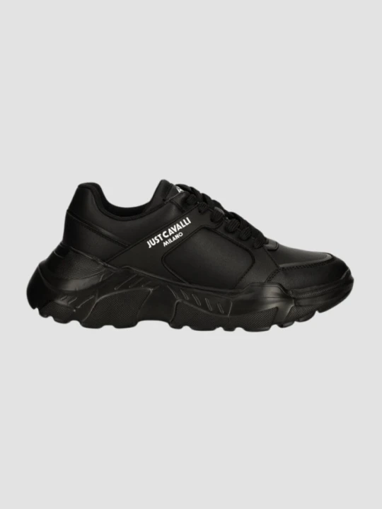 Zdjęcie produktu JUST CAVALLI Czarne sneakersy Fondo Casper, Rozmiar 43