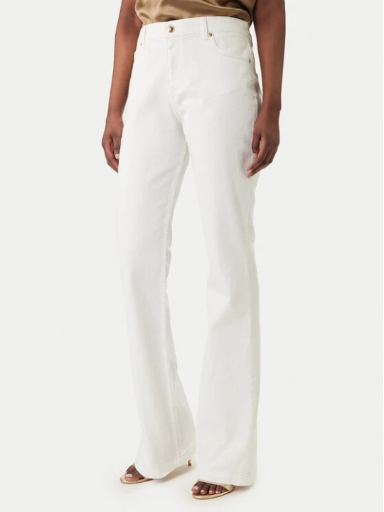 Zdjęcie produktu Just Cavalli Jeansy 80PAB5F3 CEWCA Biały Flare Fit