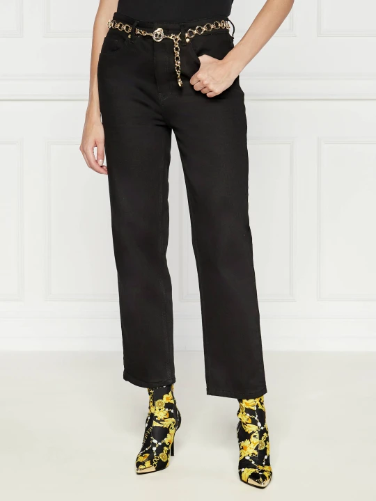 Zdjęcie produktu Just Cavalli Jeansy | Mom Fit czarny