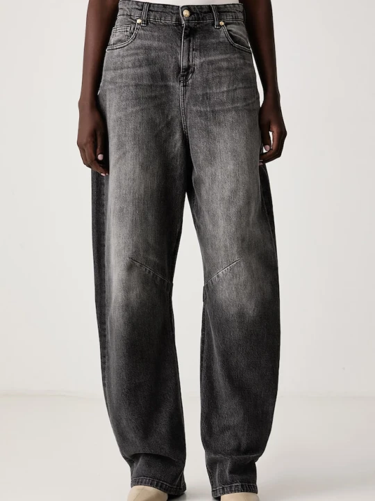 Zdjęcie produktu Just Cavalli jeansy relaxed fit damskie szary