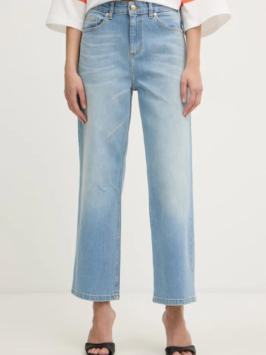 Zdjęcie produktu Just Cavalli jeansy straight damskie niebieski