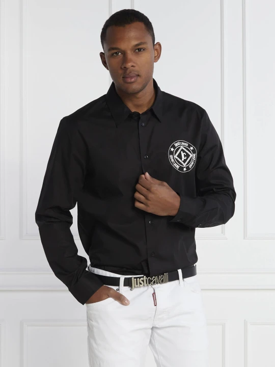 Zdjęcie produktu Just Cavalli Koszula | Regular Fit czarny