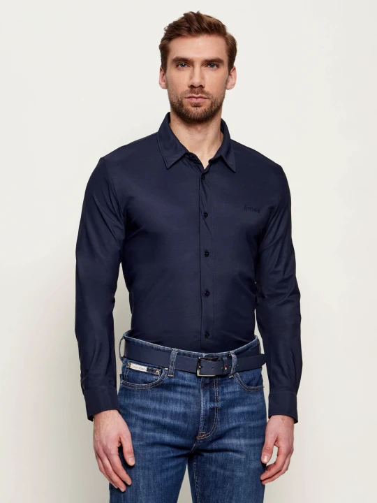 Zdjęcie produktu Just Cavalli Koszula | Slim Fit granatowy