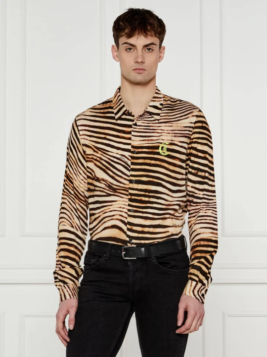 Zdjęcie produktu Just Cavalli Koszula | Slim Fit beżowy