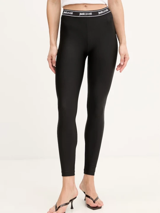 Zdjęcie produktu Just Cavalli legginsy damskie czarny