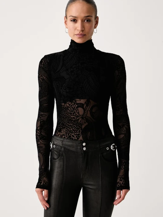 Zdjęcie produktu Just Cavalli longsleeve damski czarny