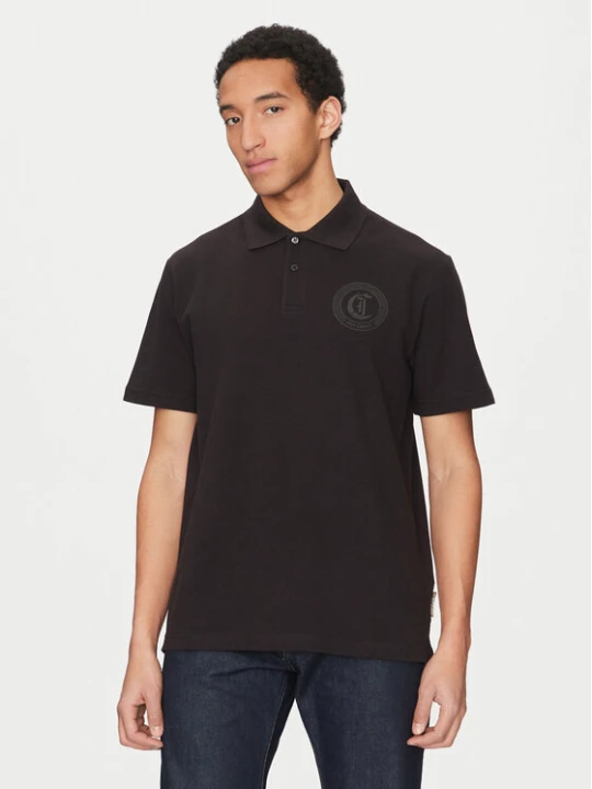 Zdjęcie produktu Just Cavalli Polo 78OAGT01 Czarny Regular Fit