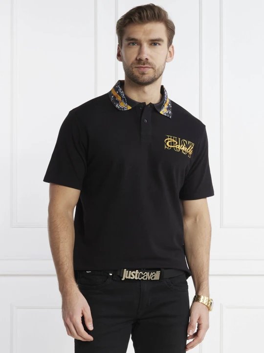 Zdjęcie produktu Just Cavalli Polo | Regular Fit czarny