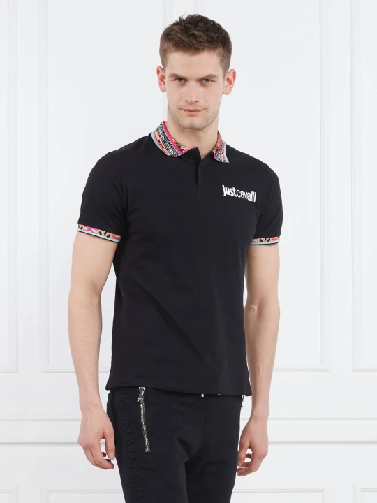 Zdjęcie produktu Just Cavalli Polo | Regular Fit czarny