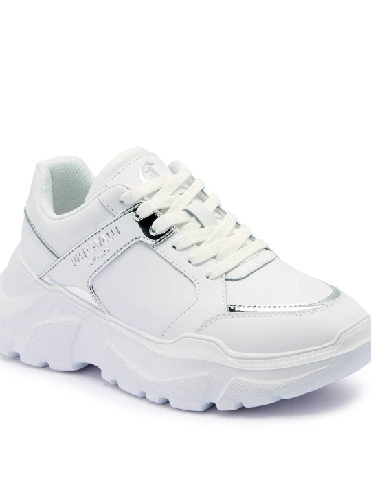 Zdjęcie produktu Just Cavalli Skórzane sneakersy biały