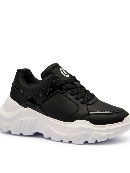 Zdjęcie produktu Just Cavalli Skórzane sneakersy czarny
