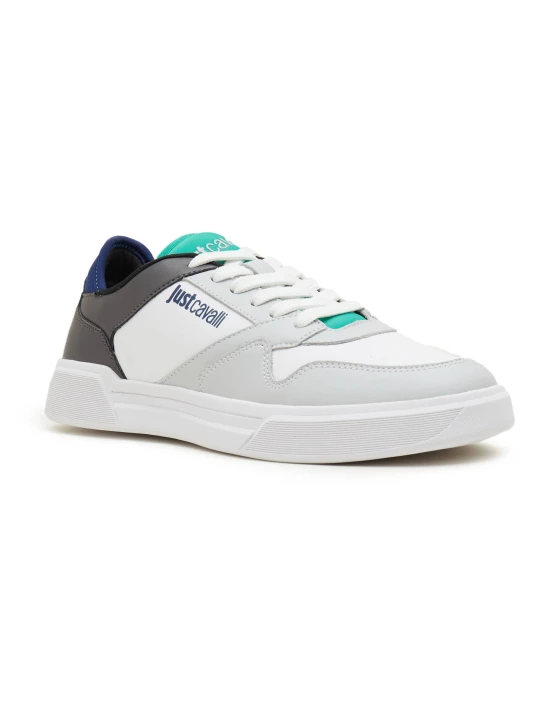 Zdjęcie produktu Just Cavalli Skórzane sneakersy biały