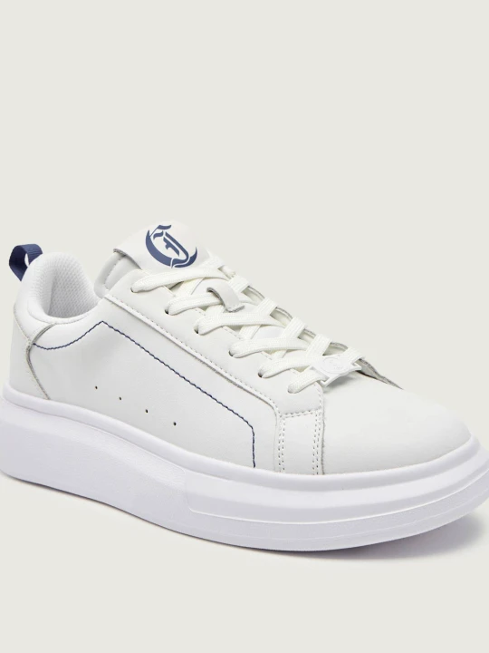 Zdjęcie produktu Just Cavalli Skórzane sneakersy FONDO URSA DIS. 3 biały
