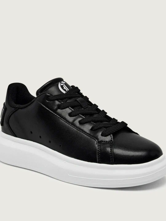 Zdjęcie produktu Just Cavalli Skórzane sneakersy FONDO URSA DIS. 6 czarny
