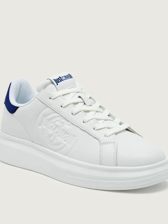 Zdjęcie produktu Just Cavalli Skórzane sneakersy FONDO URSA DIS. 8 biały