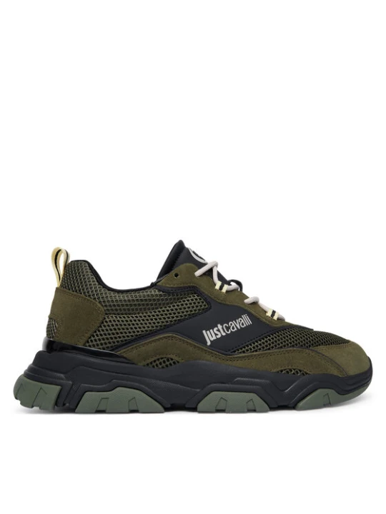 Zdjęcie produktu Just Cavalli Sneakersy 81QA3SH1 ZPC41 Khaki