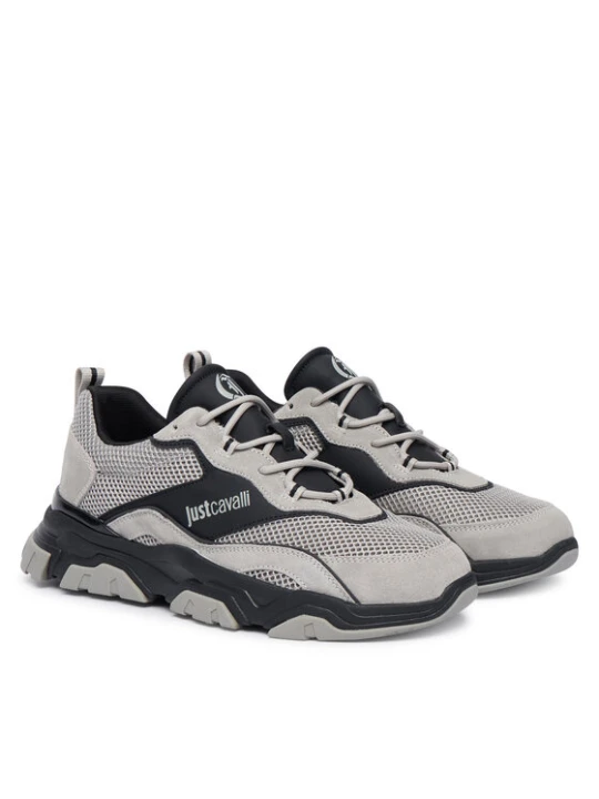 Zdjęcie produktu Just Cavalli Sneakersy 81QA3SH1 ZPC41 Szary