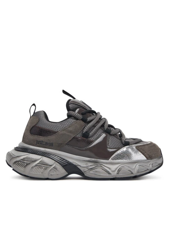 Zdjęcie produktu Just Cavalli Sneakersy 81RA3SC1 ZSF03 Szary