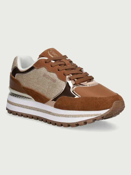 Zdjęcie produktu Just Cavalli sneakersy damskie brązowy