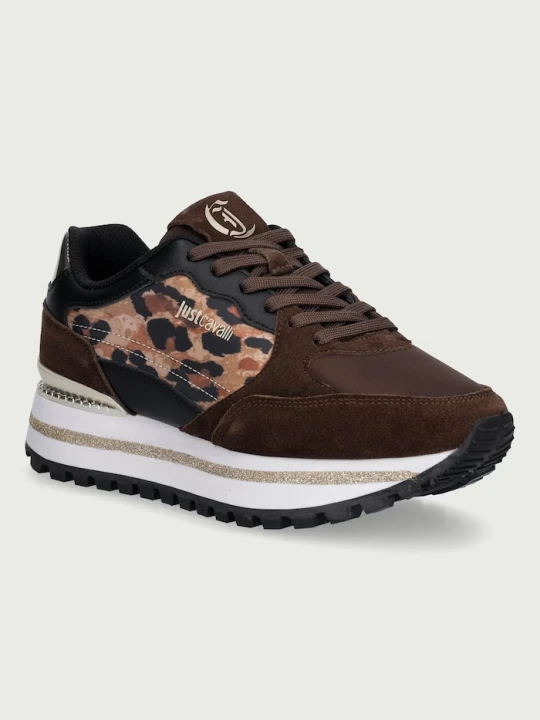 Zdjęcie produktu Just Cavalli sneakersy damskie brązowy