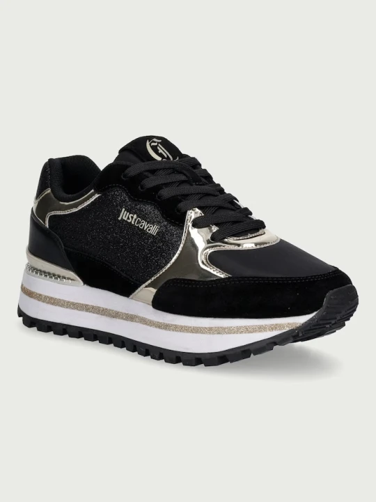 Zdjęcie produktu Just Cavalli sneakersy damskie czarny