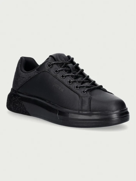 Zdjęcie produktu Just Cavalli sneakersy damskie skórzane czarny