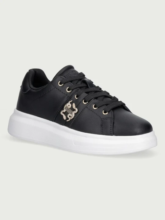 Zdjęcie produktu Just Cavalli sneakersy damskie skórzane czarny