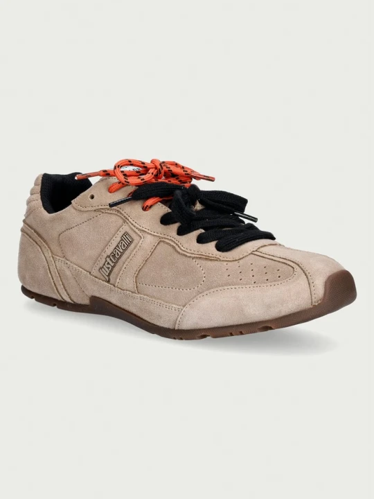 Zdjęcie produktu Just Cavalli sneakersy damskie zamszowe beżowy
