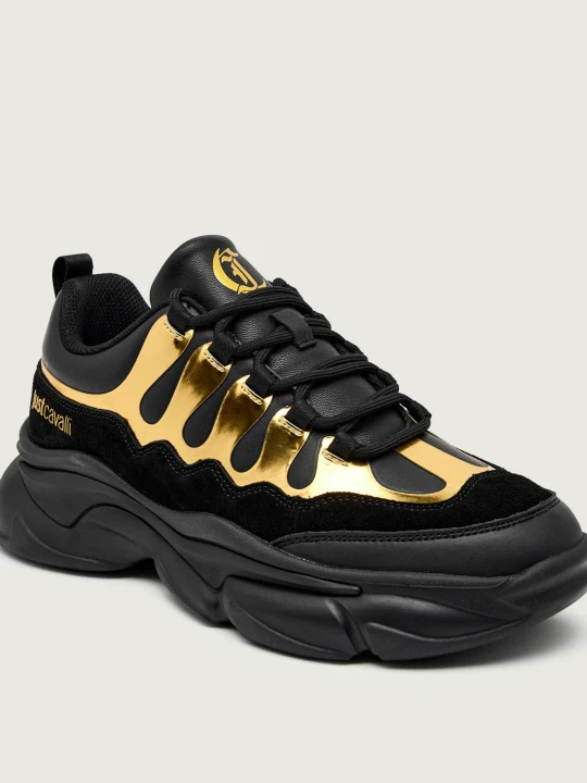 Zdjęcie produktu Just Cavalli Sneakersy FONDO BILLOW DIS 27 | zamsz czarny