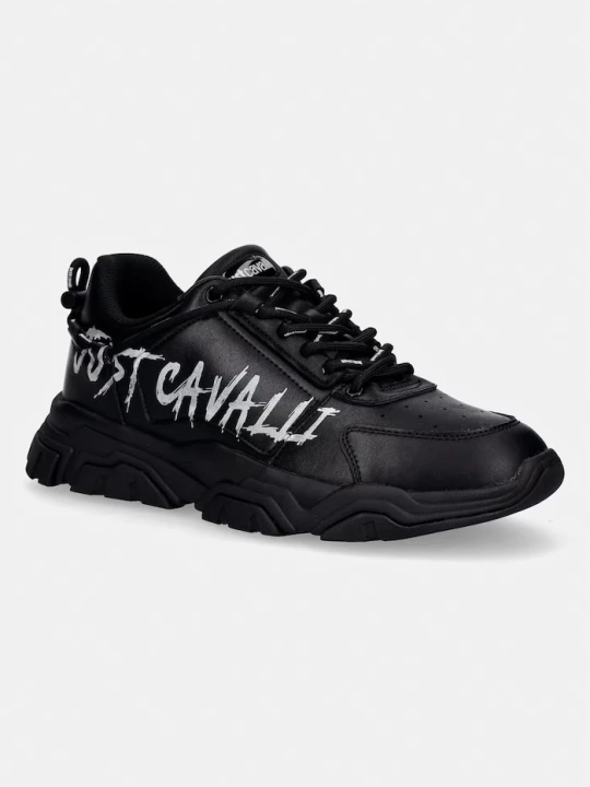 Zdjęcie produktu Just Cavalli sneakersy męskie skórzane czarny