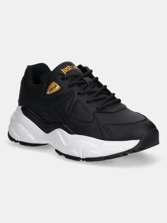 Zdjęcie produktu Just Cavalli sneakersy skórzane czarny