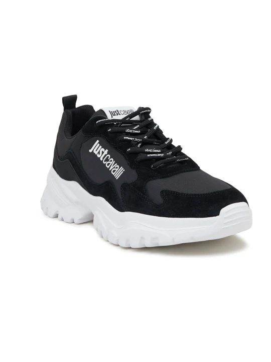 Zdjęcie produktu Just Cavalli Sneakersy | z dodatkiem skóry czarny