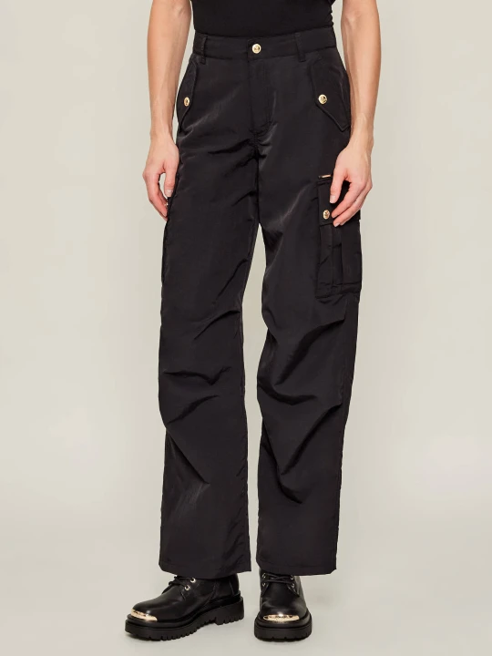 Zdjęcie produktu Just Cavalli Spodnie cargo | Regular Fit czarny