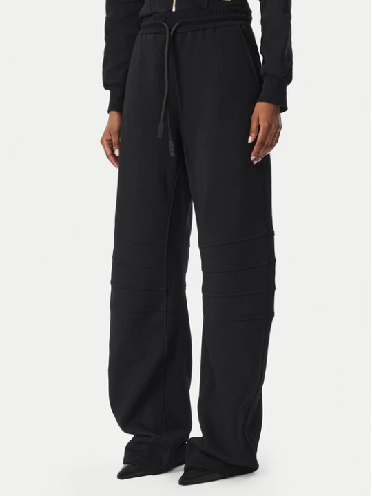 Zdjęcie produktu Just Cavalli Spodnie dresowe 81PAAE22 CF102 Czarny Regular Fit