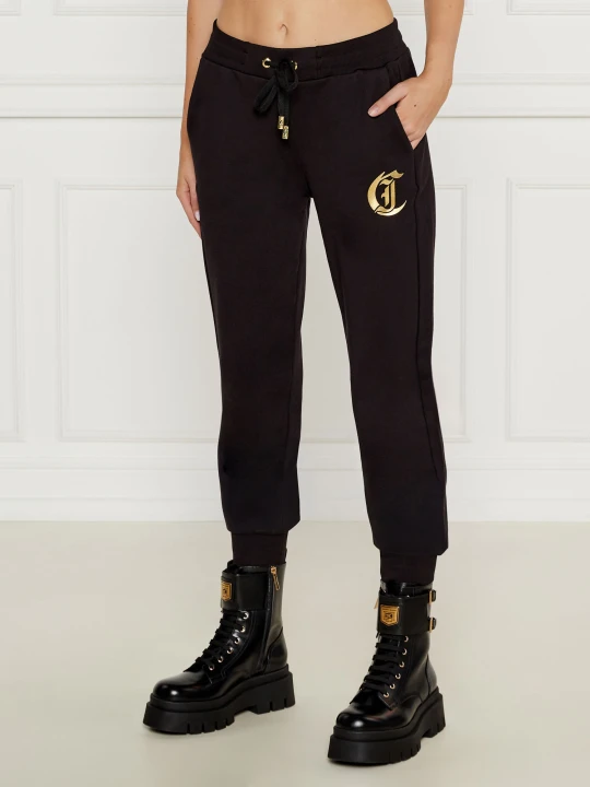 Zdjęcie produktu Just Cavalli Spodnie dresowe | Regular Fit czarny