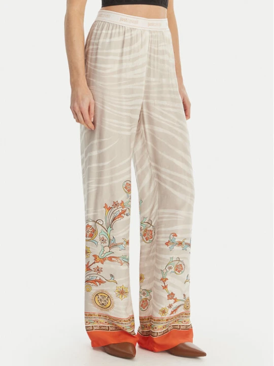Zdjęcie produktu Just Cavalli Spodnie materiałowe 80PAA1P0 NS844 Szary Regular Fit