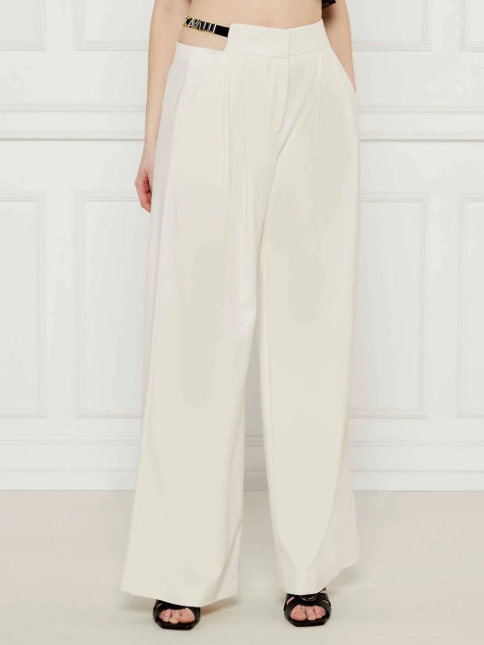Zdjęcie produktu Just Cavalli Spodnie | Relaxed fit ecru