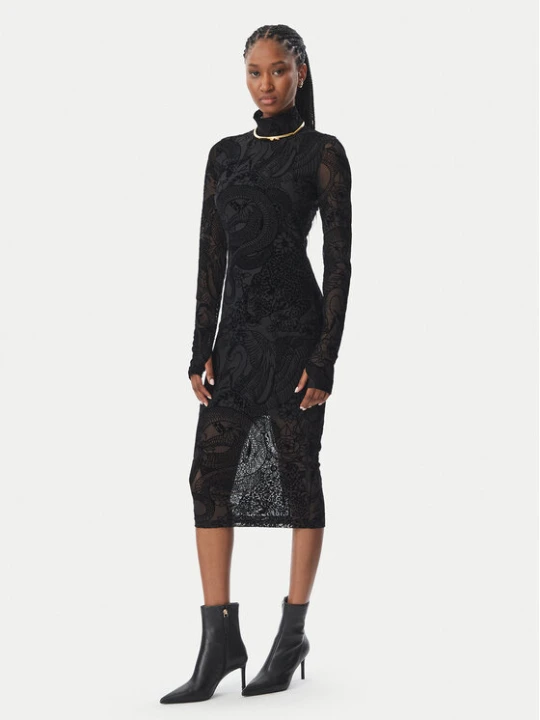 Zdjęcie produktu Just Cavalli Sukienka koktajlowa 81PAO909 JS569 Czarny Slim Fit