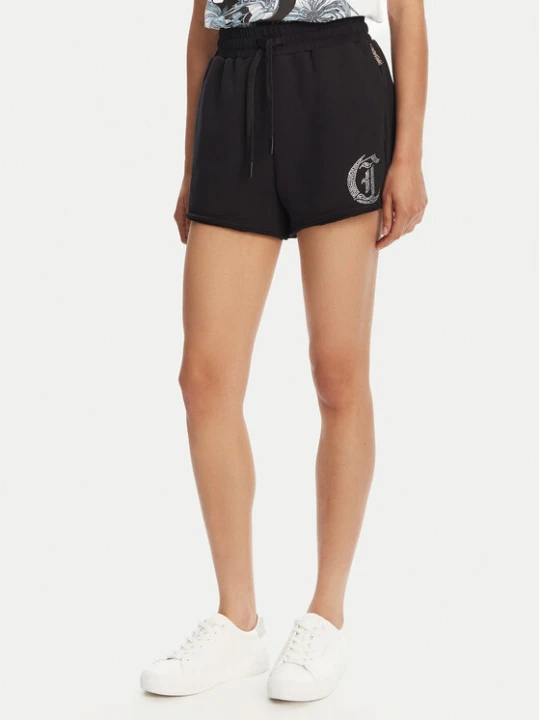 Zdjęcie produktu Just Cavalli Szorty sportowe 78PADE08 Czarny Loose Fit