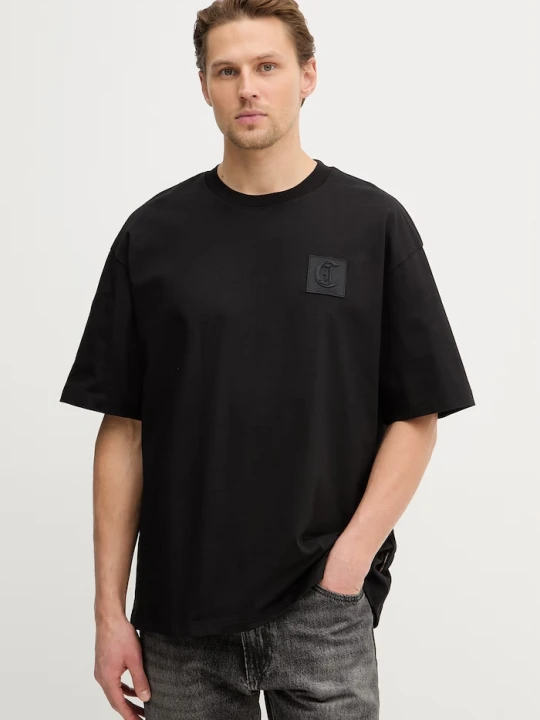 Zdjęcie produktu Just Cavalli t-shirt bawełniany czarny