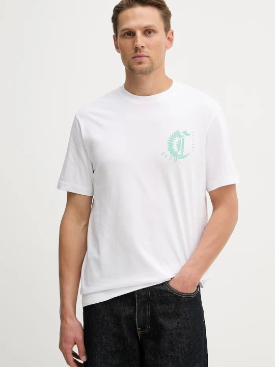 Zdjęcie produktu Just Cavalli t-shirt bawełniany biały