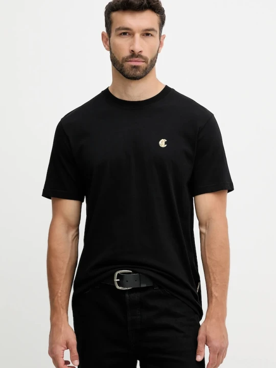 Zdjęcie produktu Just Cavalli t-shirt bawełniany czarny