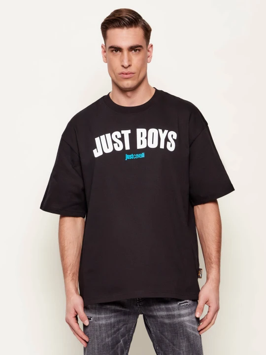 Zdjęcie produktu Just Cavalli T-shirt | Loose fit czarny