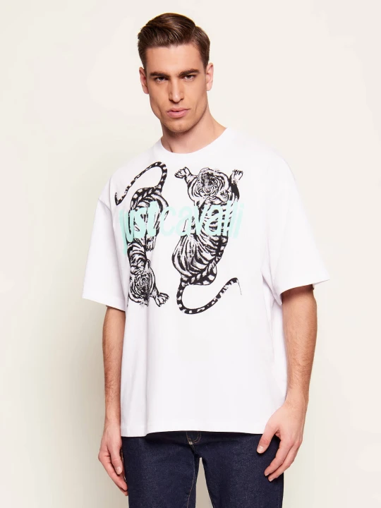Zdjęcie produktu Just Cavalli T-shirt | Loose fit biały