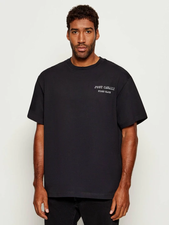Zdjęcie produktu Just Cavalli T-shirt | Loose fit czarny