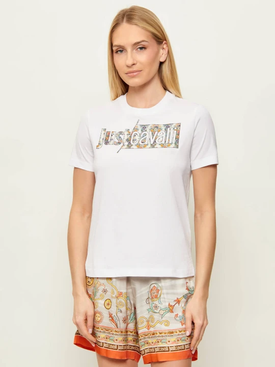 Zdjęcie produktu Just Cavalli T-shirt | Regular Fit biały