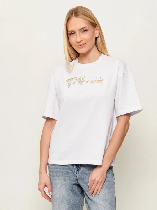 Zdjęcie produktu Just Cavalli T-shirt | Regular Fit biały