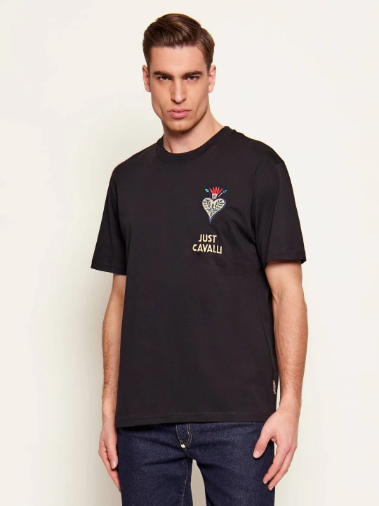 Zdjęcie produktu Just Cavalli T-shirt | Regular Fit czarny
