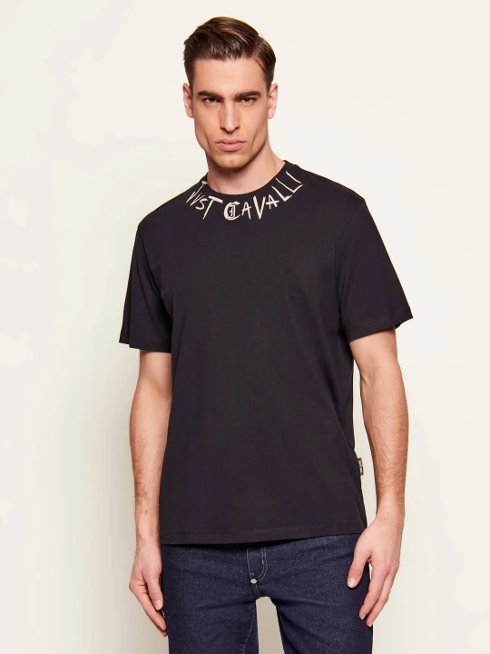 Zdjęcie produktu Just Cavalli T-shirt | Regular Fit czarny