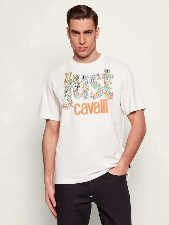 Zdjęcie produktu Just Cavalli T-shirt | Regular Fit ecru